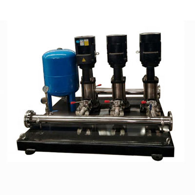 Υλική αντλία εξοπλισμού παροχής νερού υδραντλιών συχνότητας η συμπληρωματική 1standby 1start .SS304 με και η δεξαμενή πίεσης